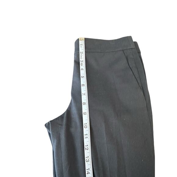 J.Crew Blue Business Office Career Cotton Blend Straight Leg Dress Pants Size 6‎ - Picture 9 of 11